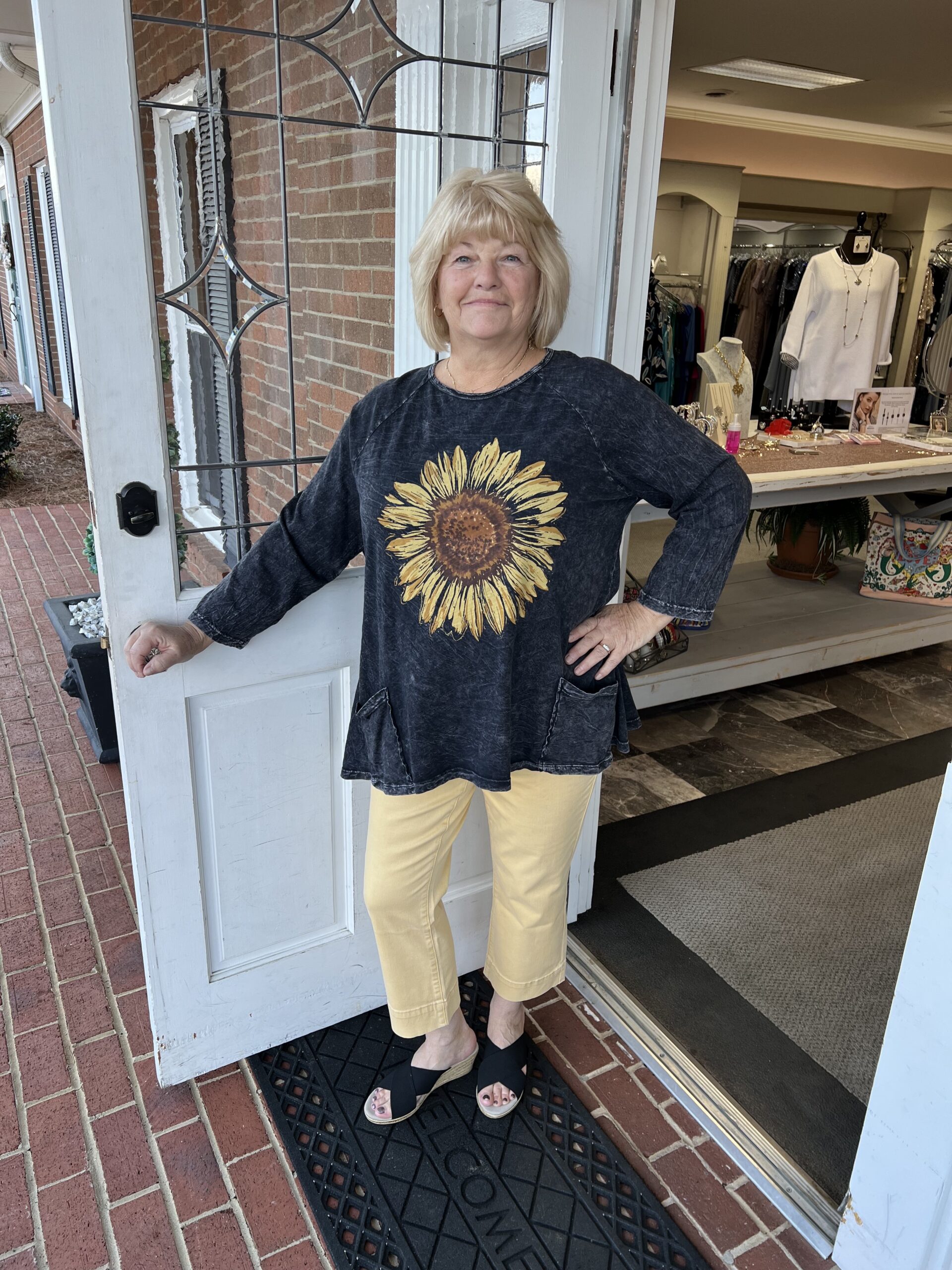 Fashion over 50: Long Cardigan and Boots - Southern Hospitality